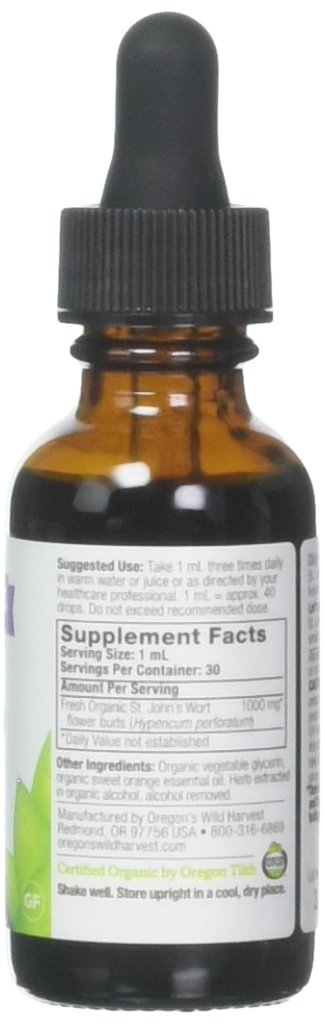 Oregon's Wild Harvest St. John's Wort Extract, 1 Capsule