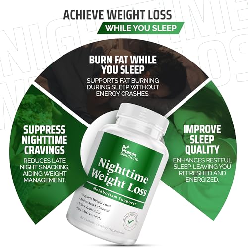 DR Vitamin Solutions Nighttime Fat Burner Capsules, 65 Count