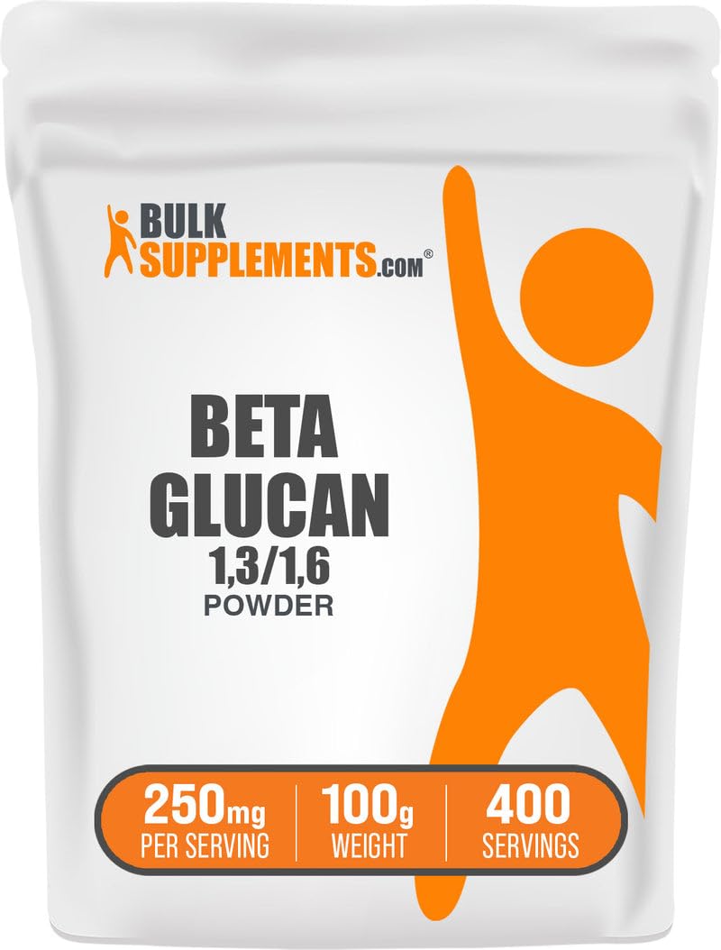 BulkSupplements Beta Glucan Powder 1,3/1,6 100 g (Pack of 1)