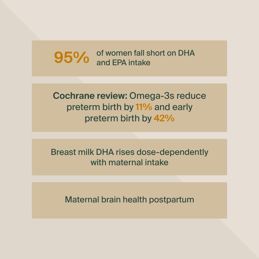 WeNatal Omega DHA+ Fish Oil Supplement Softgels with 600mg DHA, EPA, DPA, 60 Softgels