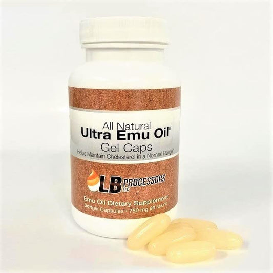 Generic LB Processors All Natural Ultra Emu Oil 750mg Softgel Capsules, 90 Count