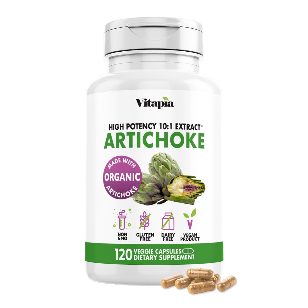 Vitapia Organic Artichoke Extract Supplement 60 Capsules