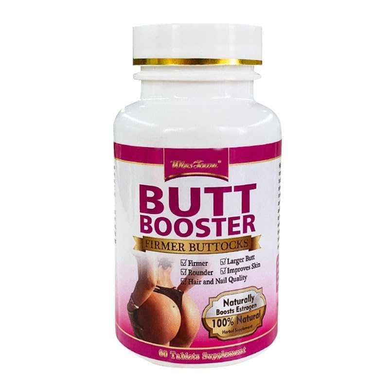 HUIMAMDO Butt Enhancement Pills, 60 Tablets