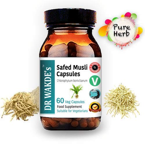 DR WAKDE's Safed Musli Capsules, 1 Count