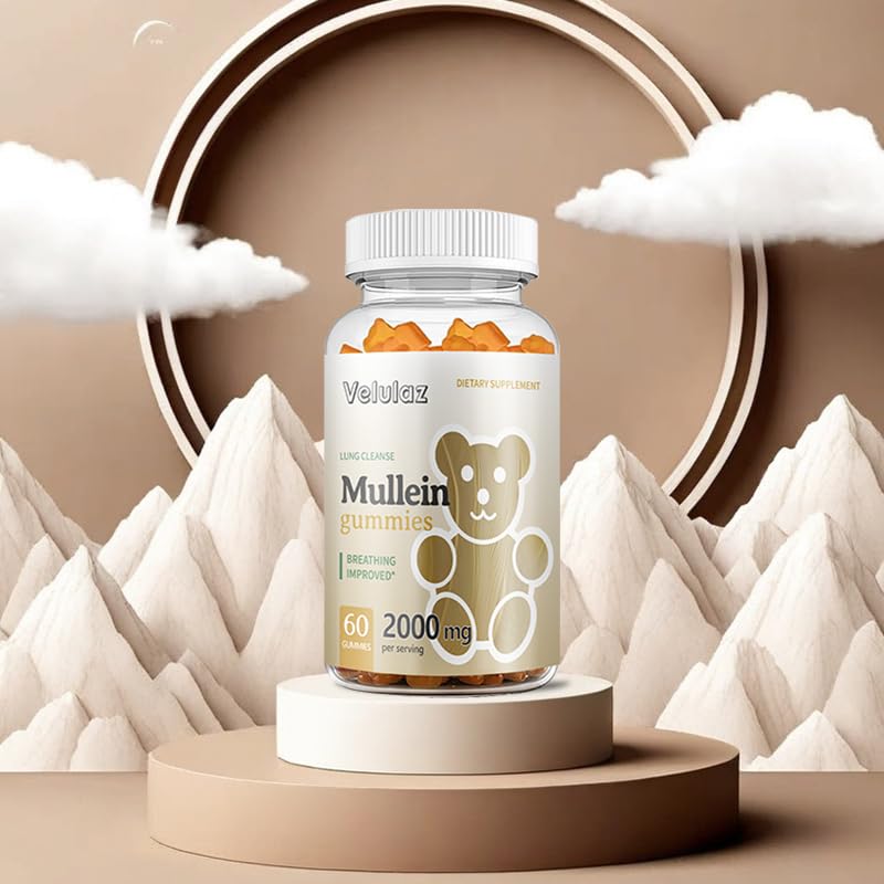 velulaz Mullein Gummies, 60 Count