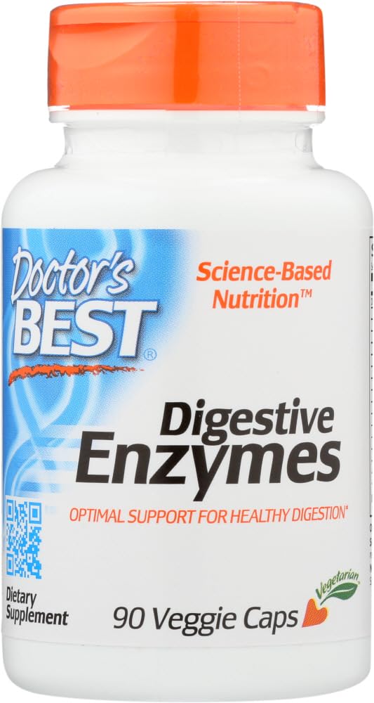 Doctor's BEST Digestive Enzymes Capsules 90 Count