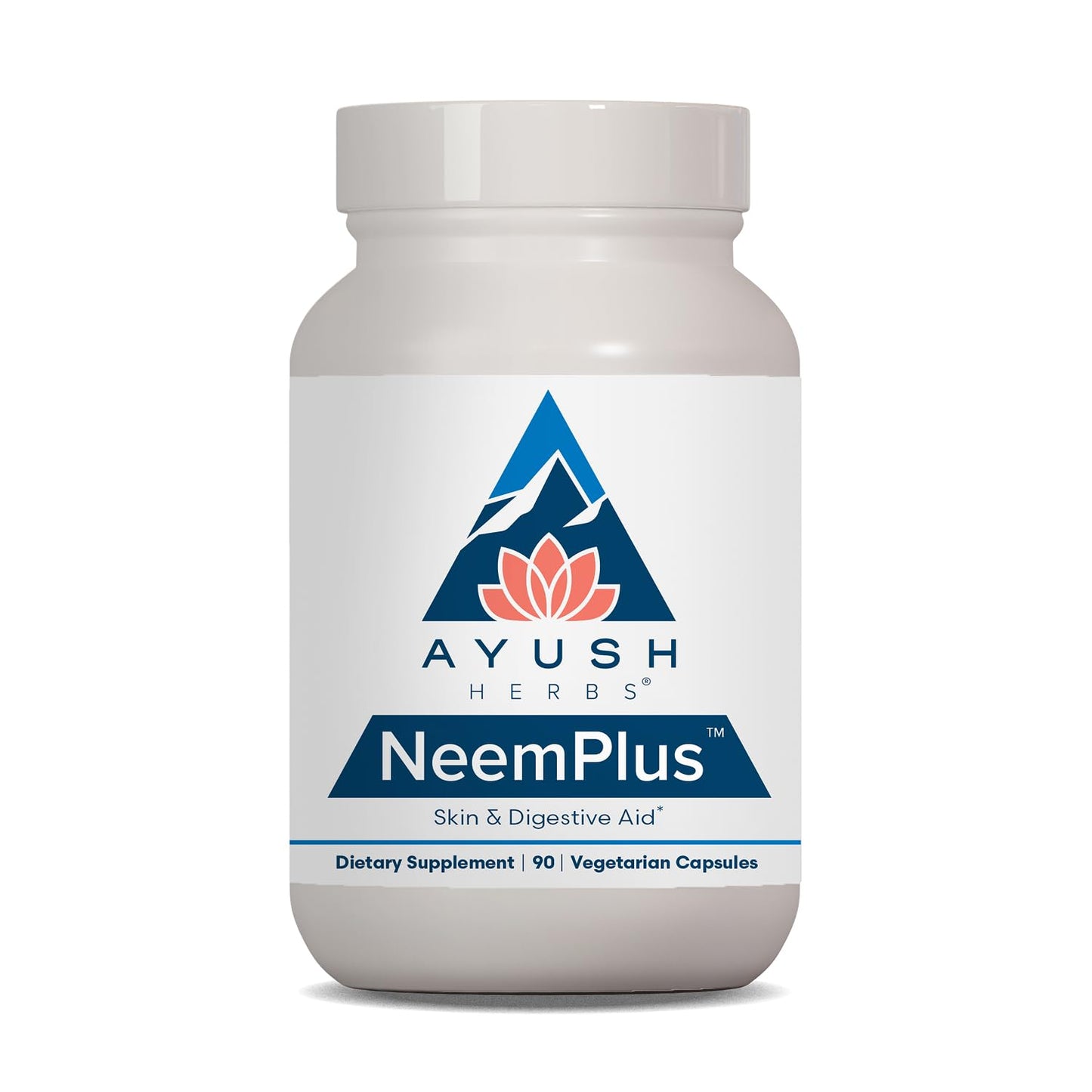 Ayush Herbs Neem Plus Digestive Health for Women & Men 90 Capsules