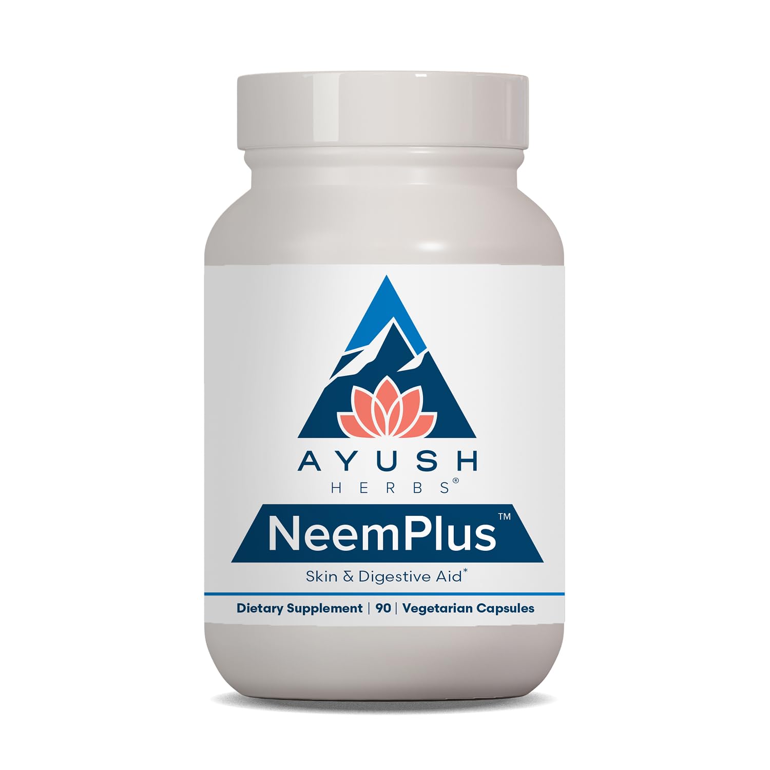 Ayush Herbs Neem Plus Digestive Health for Women & Men 90 Capsules