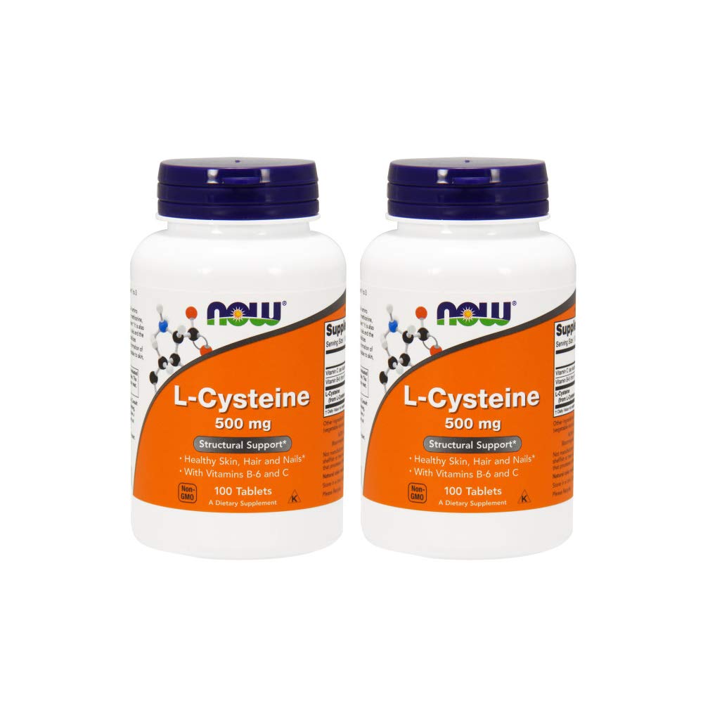 NOW Foods L-Cysteine 500 mg Tablets, 200 Tablets