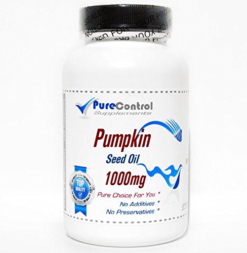 PureControl Supplements Pumpkin Seed Oil 1000mg Emulsified Dry Capsules, 200 Capsules