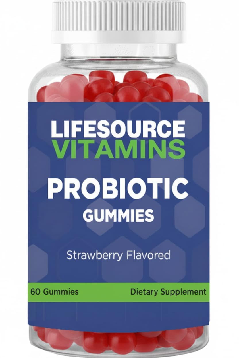 LifeSource Vitamins Organic Probiotic 60 Gummies