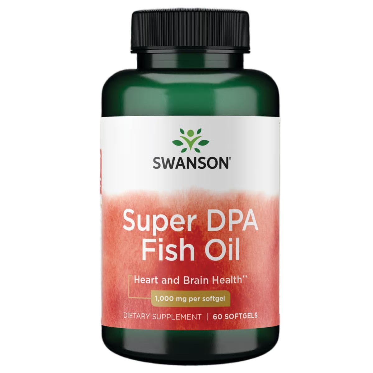 Swanson Super DPA Fish Oil Softgels 60 Count