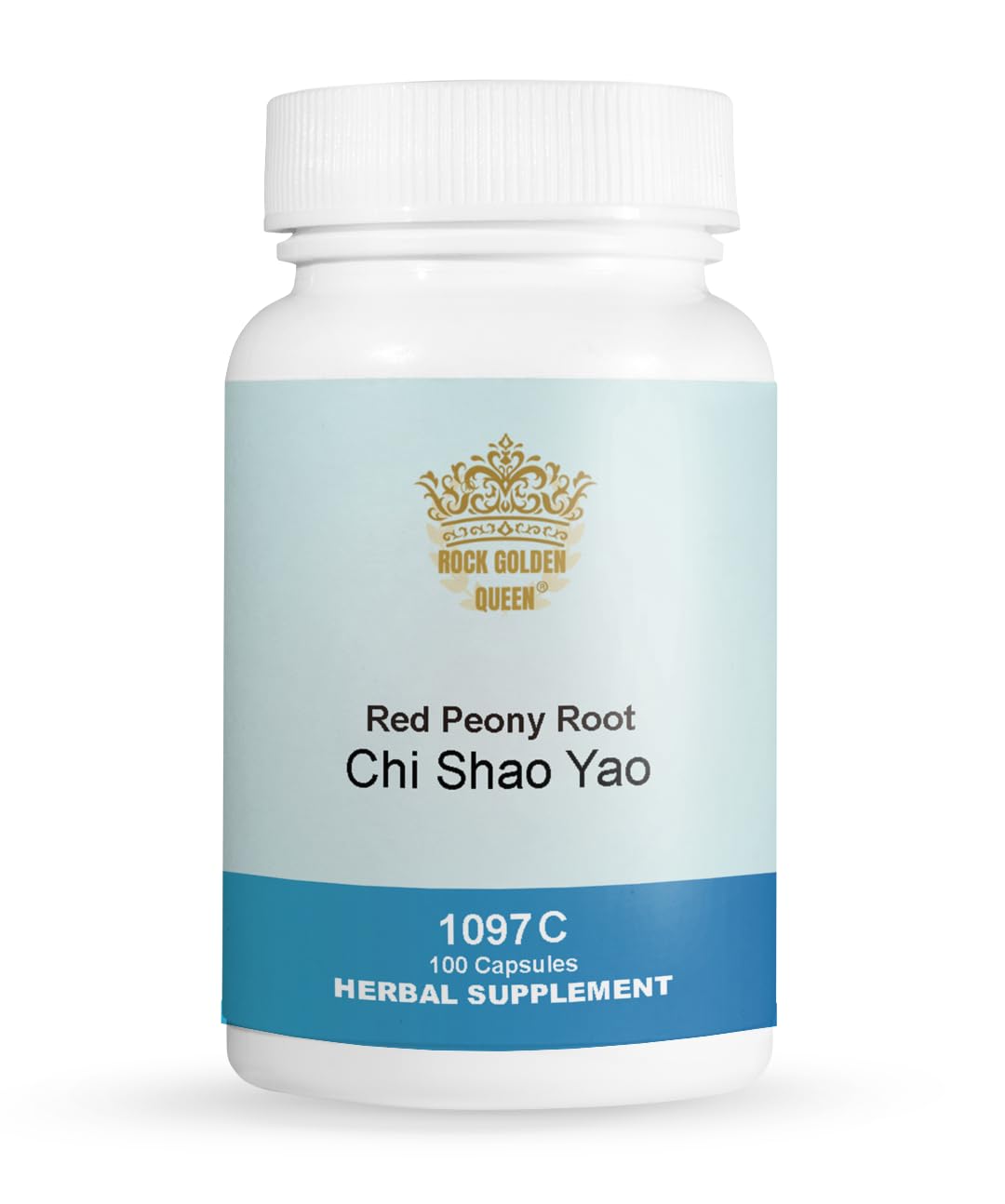 Rock Golden Queen Chi Shao Yao, Red Peony Root Capsules, 200 Capsules