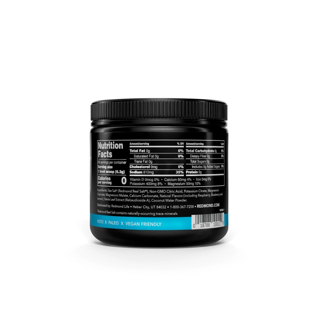 REDMOND Re-Lyte Hydration Electrolyte Powder 13.4 Ounce