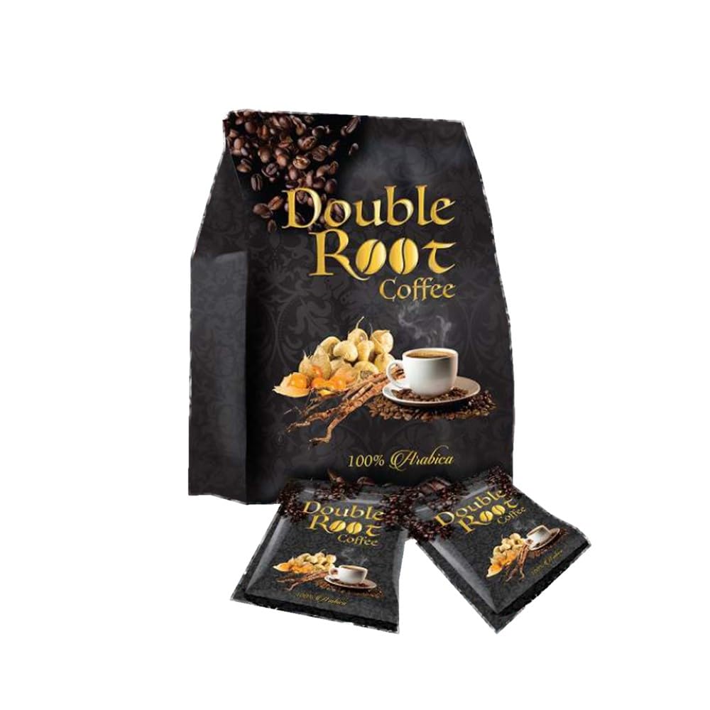 Double Root Coffee Arabica Cafe Stamina Energy Support Powder 1 Ounce