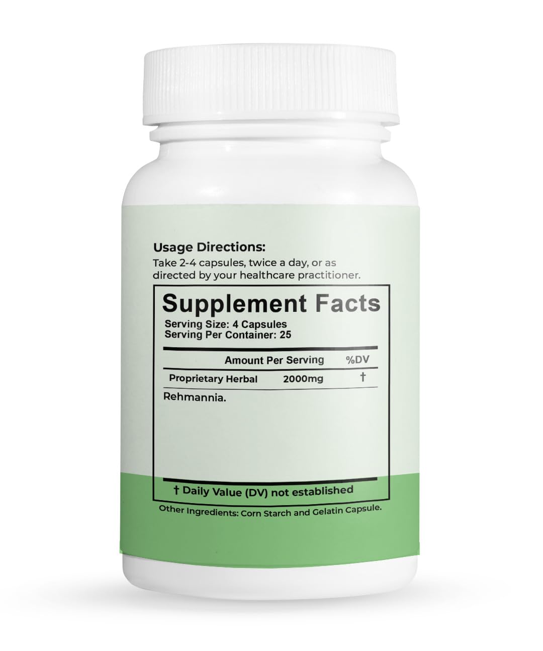 ZenithHerb Sheng Di Huang Rehmannia Capsules 100 Capsules