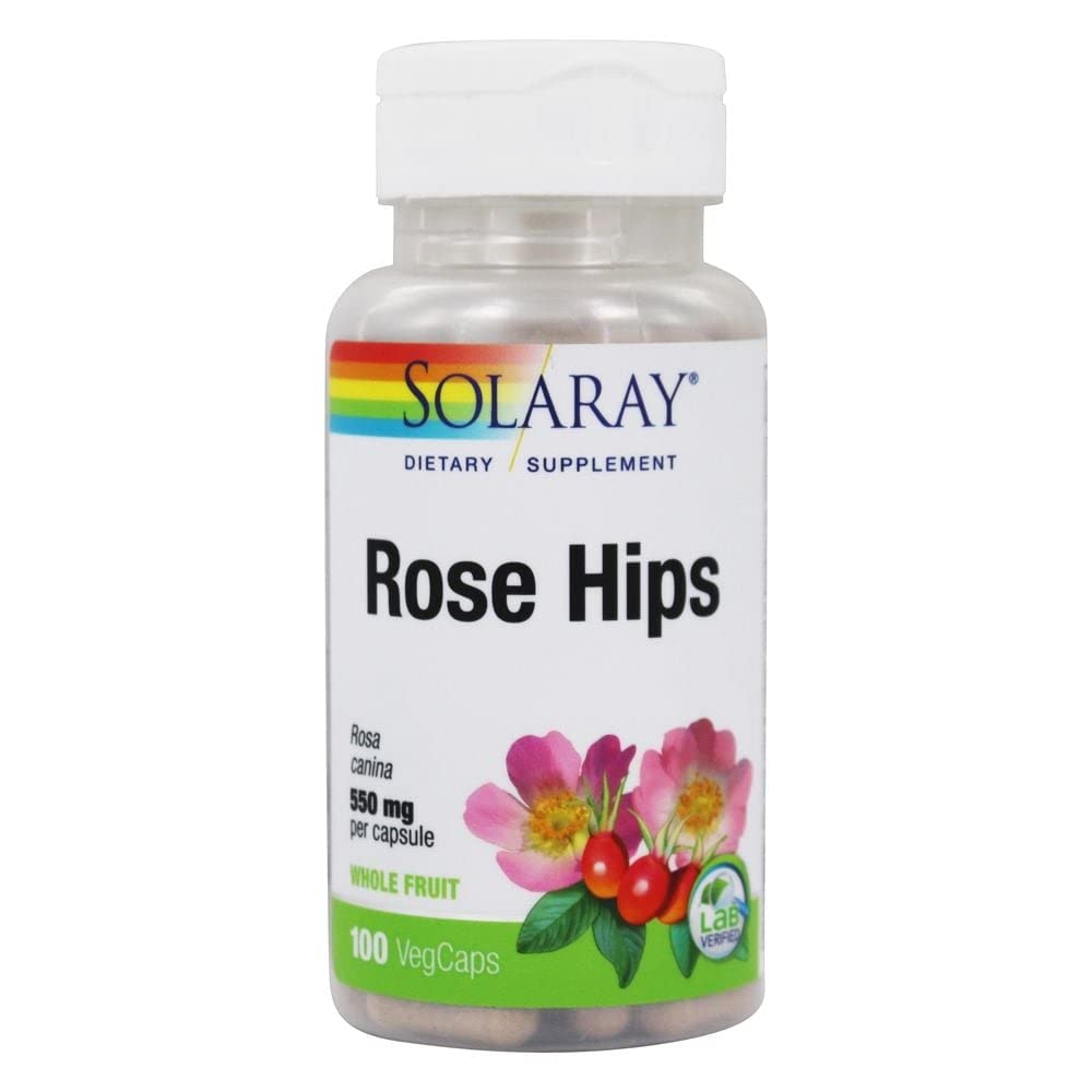 SOLARAY Rose Hips 100 Capsules