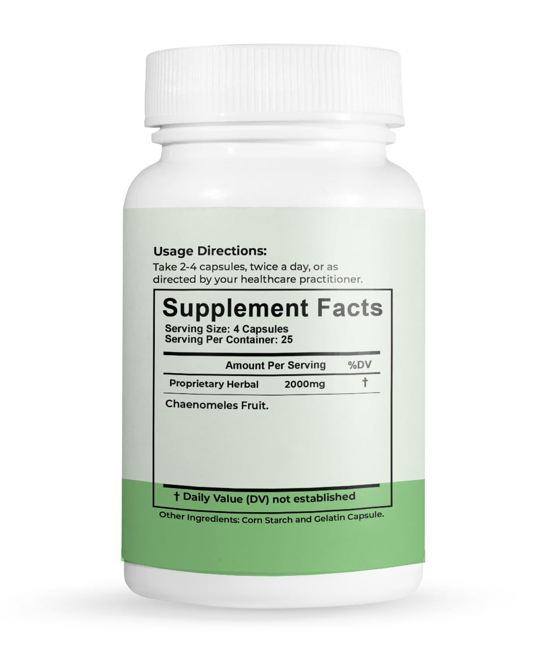 ZenithHerb Mu Gua Chaenomeles Fruit Capsule 100 Capsules