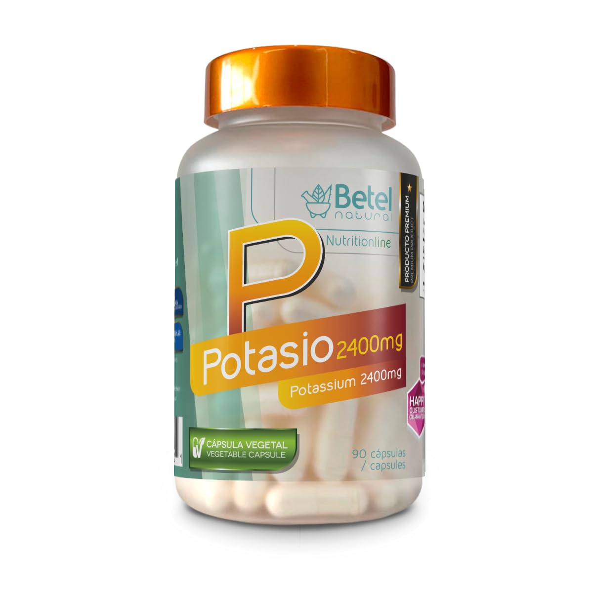 Betel Natural Premium Potassium Capsules 2400 mg Per Serving - 90 Capsules