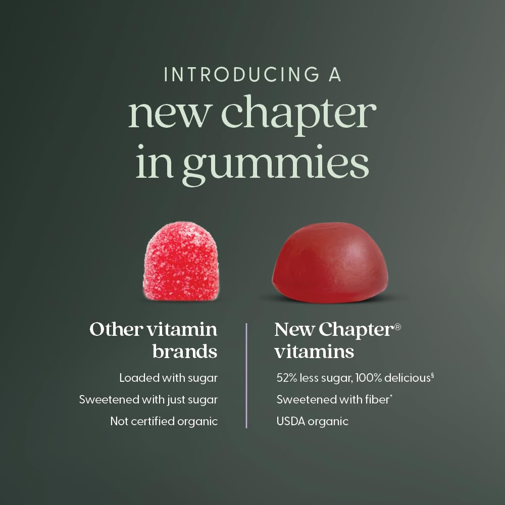 New Chapter Organic Vitamin D3+ Gummies Gummy 60 Count