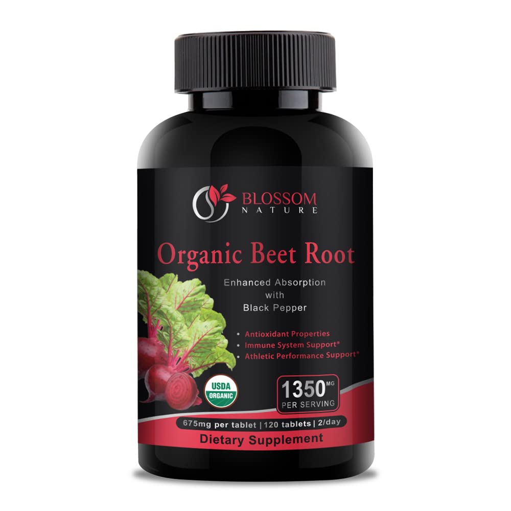 Blossom Nature Beet Root Powder Capsules 120 Capsules