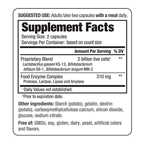 Kyolic Kyo-Dophilus Enzyme+ Probiotic, 120 Capsules