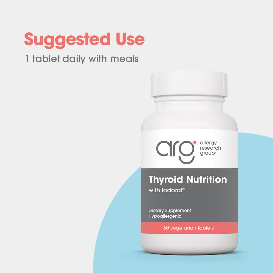 Allergy Research Group Thyroid Nutrition with Iodoral Tablets, 60