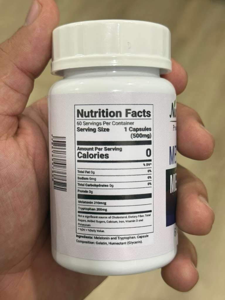Generic Melatonin + Tryptophan 60 Capsules
