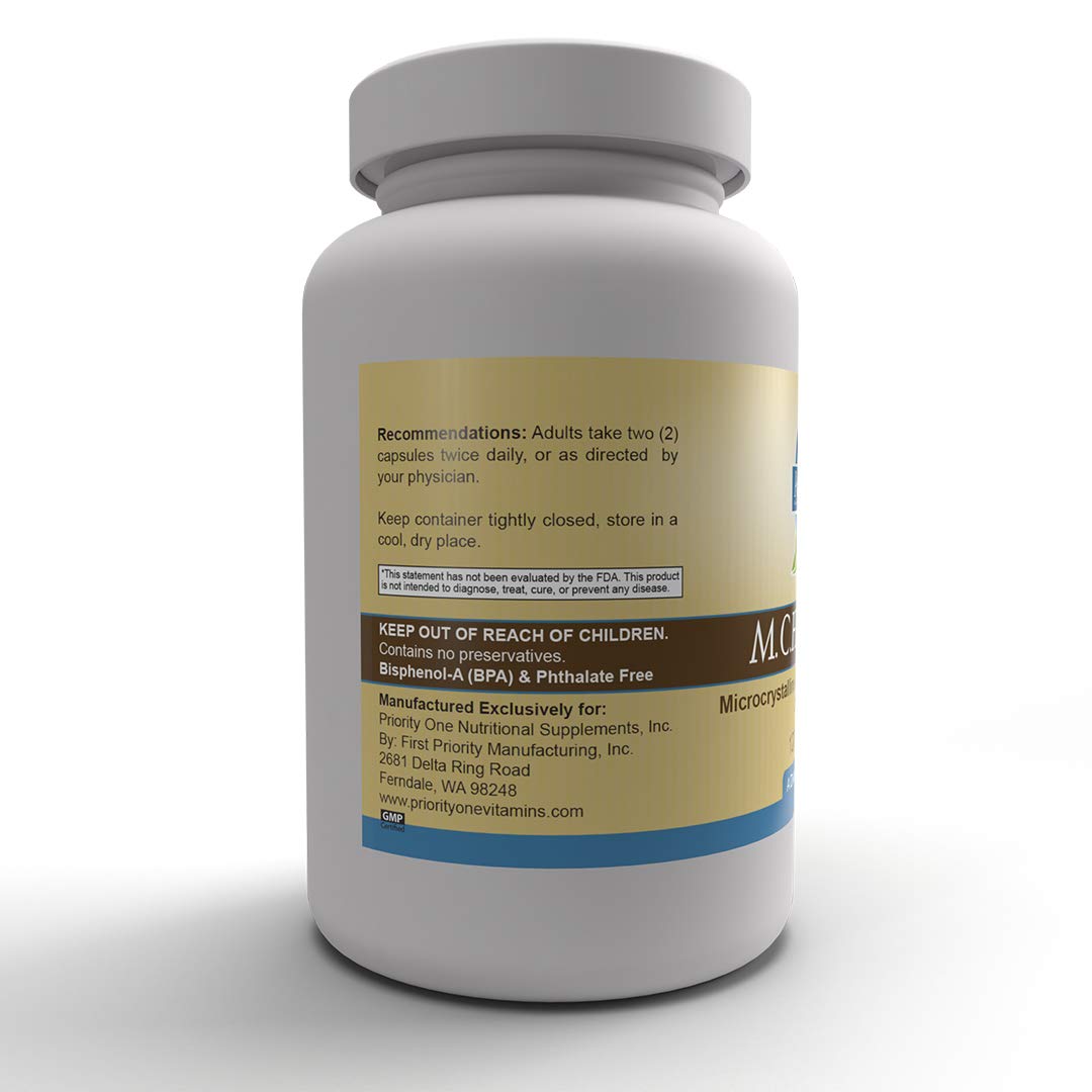 Priority One M.C.H.C. Calcium Capsule, 120 Count