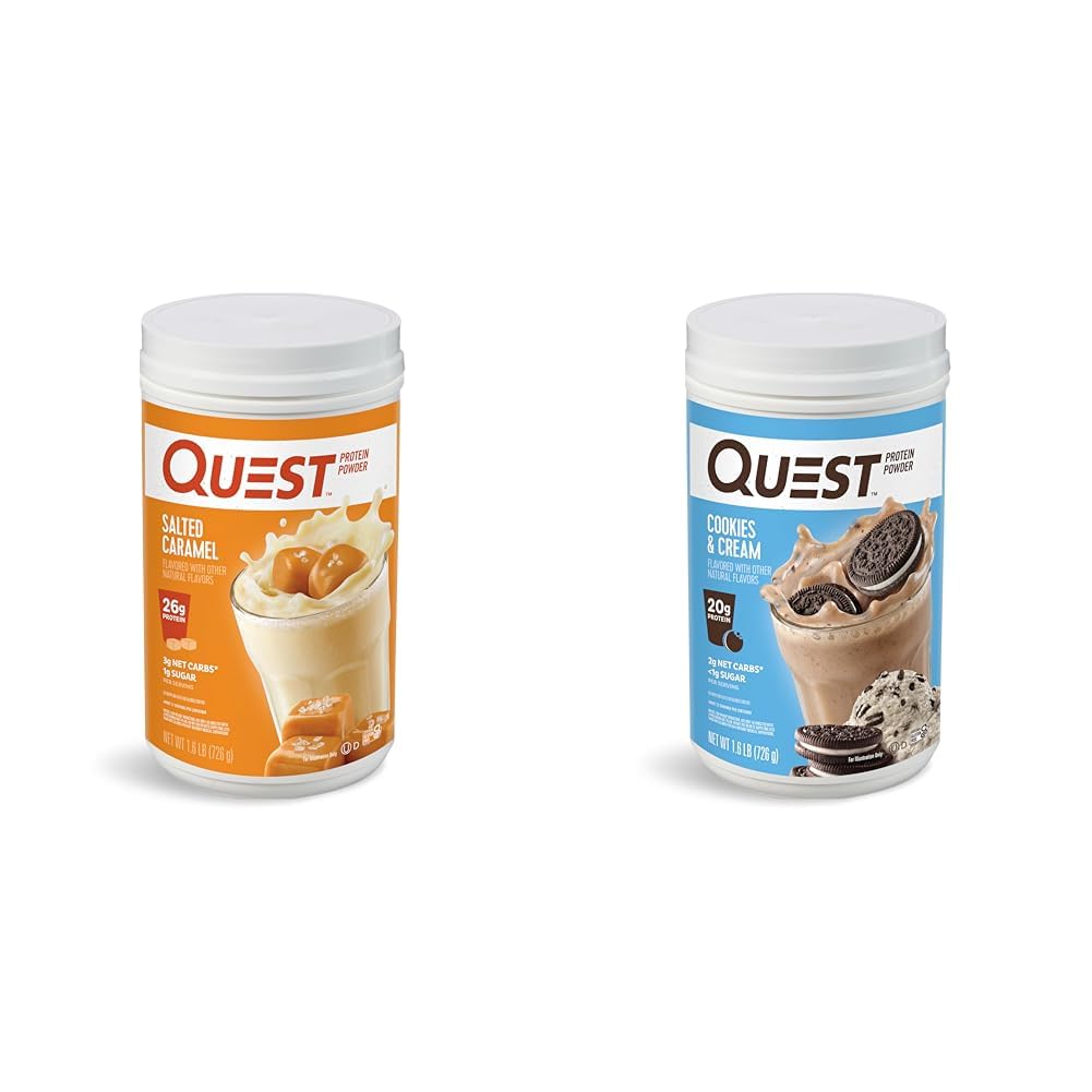 Quest Nutrition Salted Caramel Protein Powder, 1.6 Pounds, 24 Servings