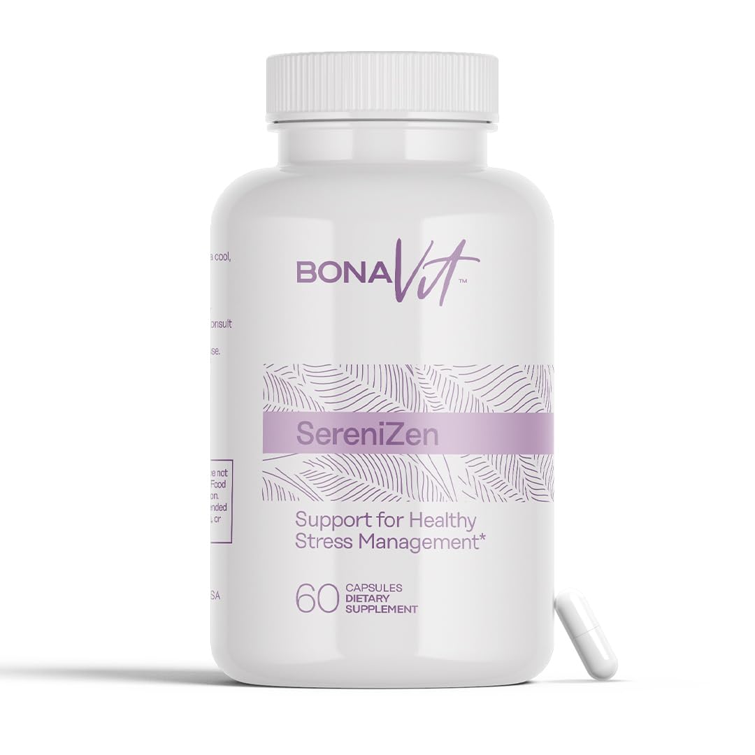 Bonavit Natural Anti-Stress Dietary Supplement Capsule 60 Count
