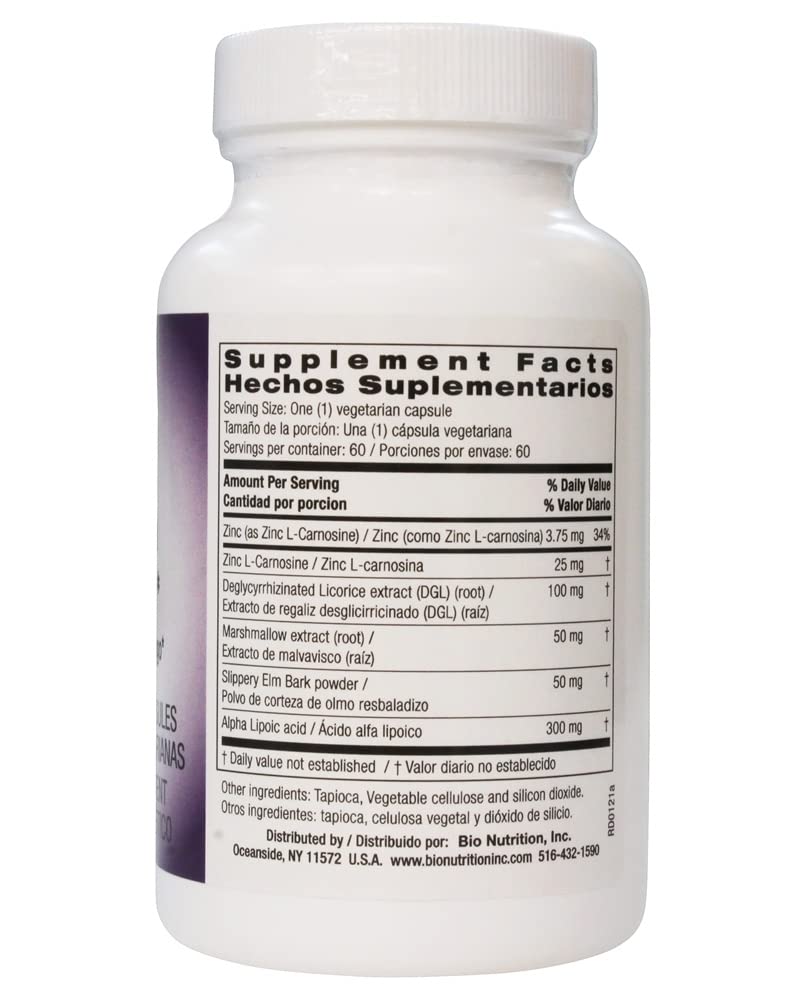 Bio Nutrition Stomach Wellness Capsule, 60 Capsules