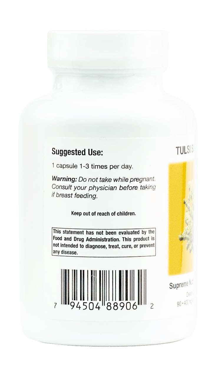 Supreme Nutrition Products Tulsi Supreme – Holy Basil Capsules 180
