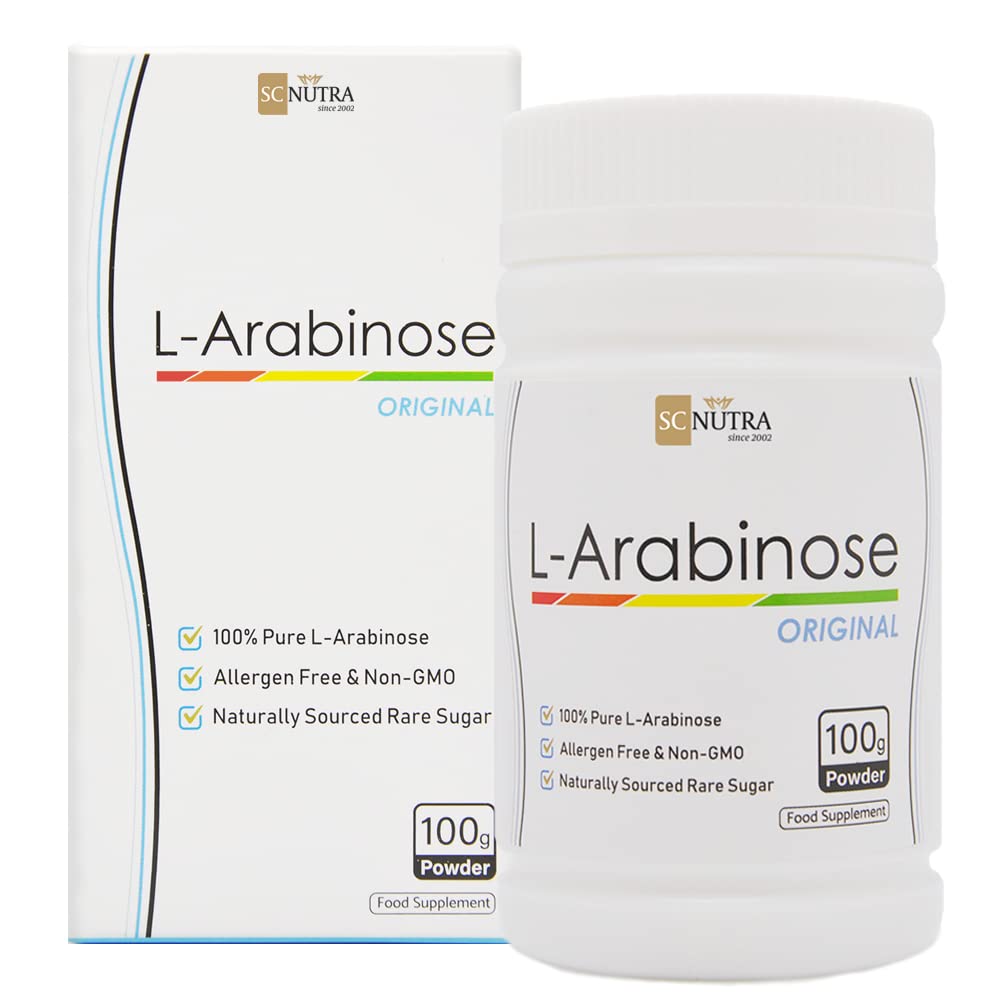 sc nutra L-Arabinose Original Powder - Sugar Alternative, 3.53 Ounce