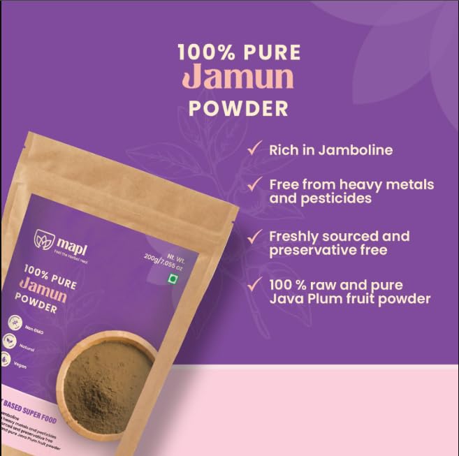 MAPL Karela and Jamun Powder Combo Pack, 7.06 oz