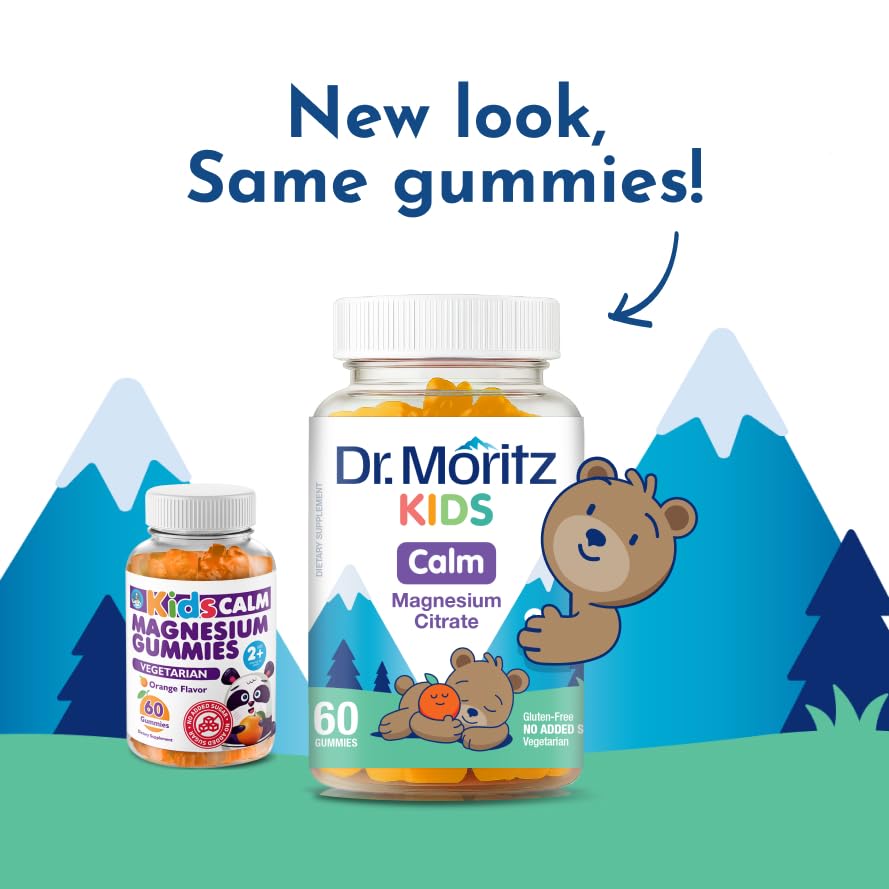 Dr. Moritz Calming and Relaxing Kids Magnesium Gummies, 60 Gummies