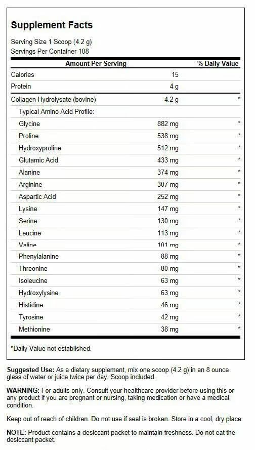 Swanson High Plains Collagen Hydrolysate Peptides Powder 32