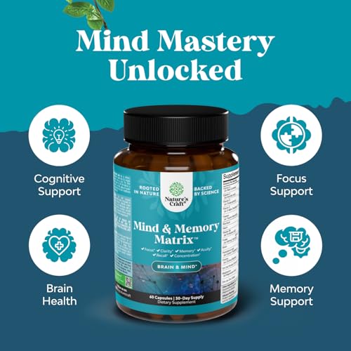 Natures Craft Nootropic Brain Supplement 120 Capsules