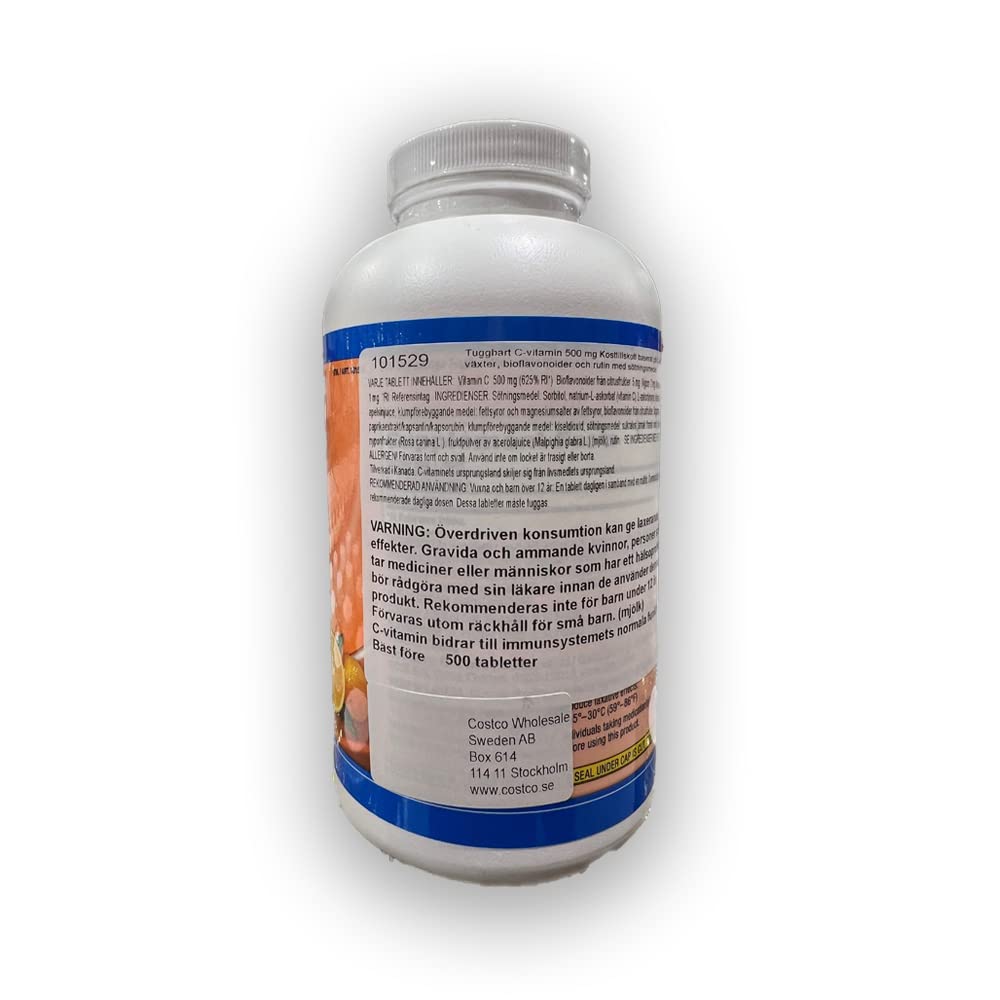 Natures Aid Vitamin C Chewable 500 Tablets