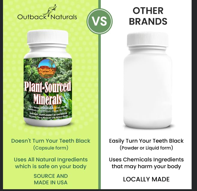 Outback Naturals Plant-Sourced Minerals Capsules, 60 Count
