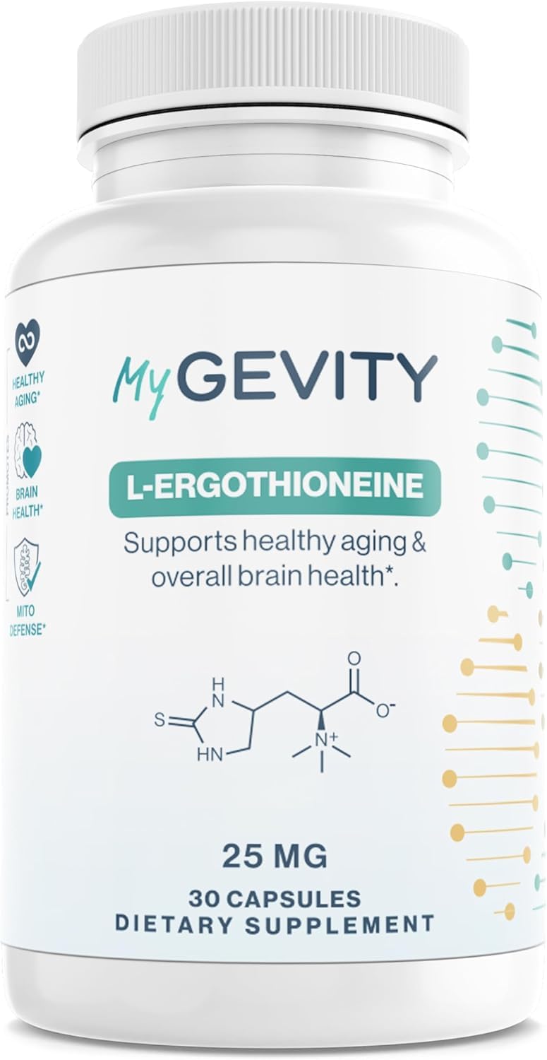 MyGevity Ergothioneine 25mg Capsule, 30 Count