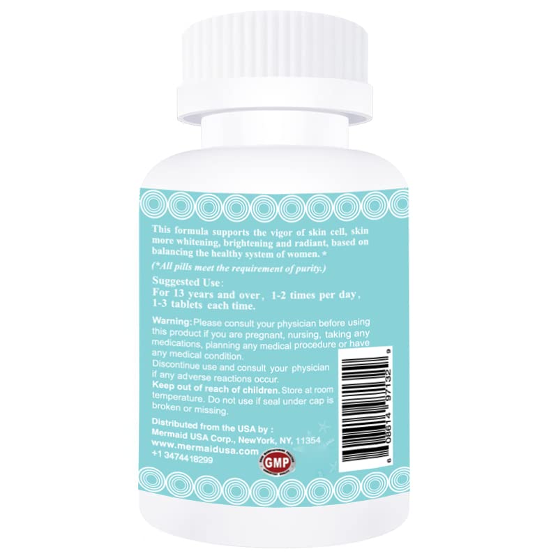 M.U TOP 1 Whitening Pills 3 Times Stronger Than Glutathione Tablets, 90 Count