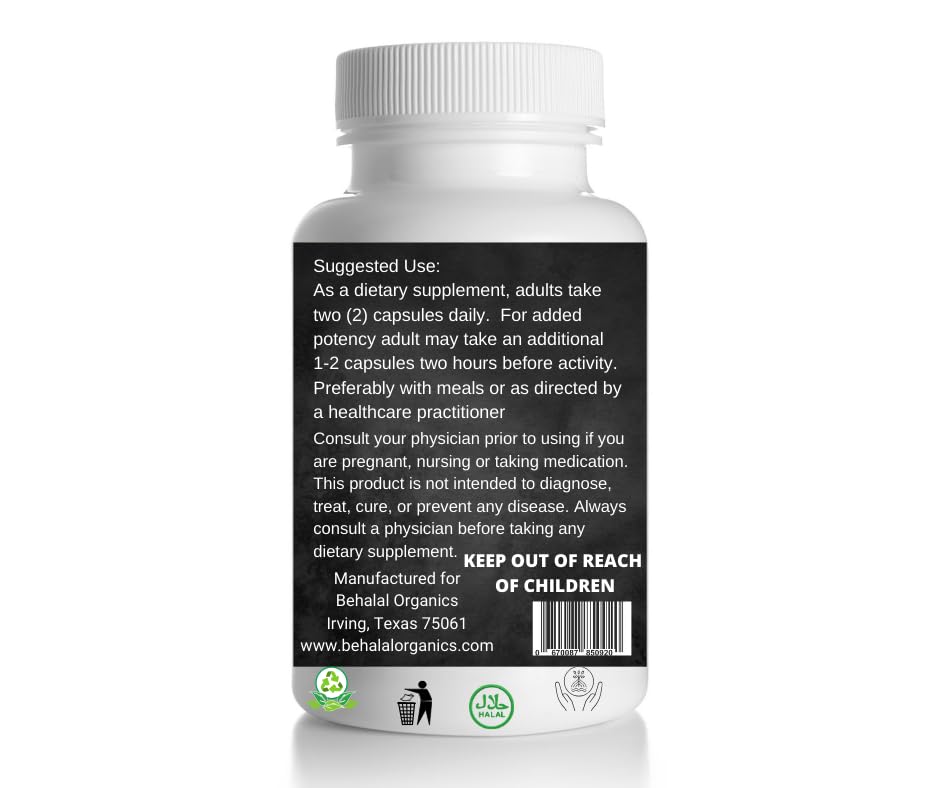 Behalal Organics Baobab Quick Release Capsules 100 Count