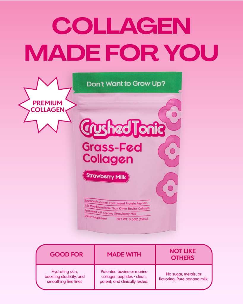 Crushed Tonic Korean Beauty Collagen Powder, 1 Ounce