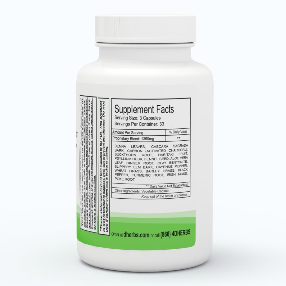 Dherbs Colon & Digestive Tract Capsule 1