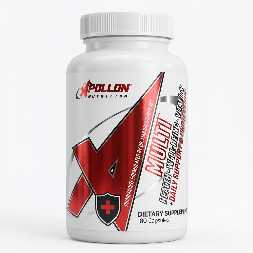 Apollon Nutrition Multivitamin – Daily Essential Vitamin & Mineral Complex Capsule, 1 Count