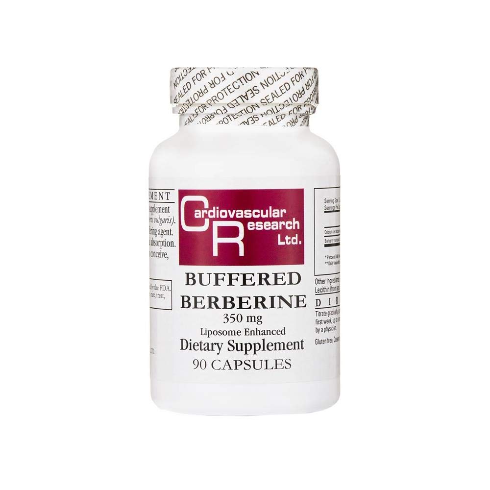 Cardiovascular Research Buffered Berberine 350 mg Capsule 90 Count