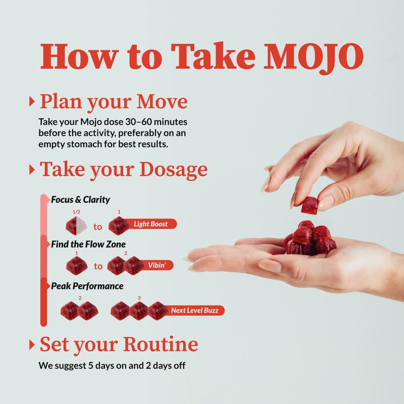 Mojo Focus Gummies 3 Pack