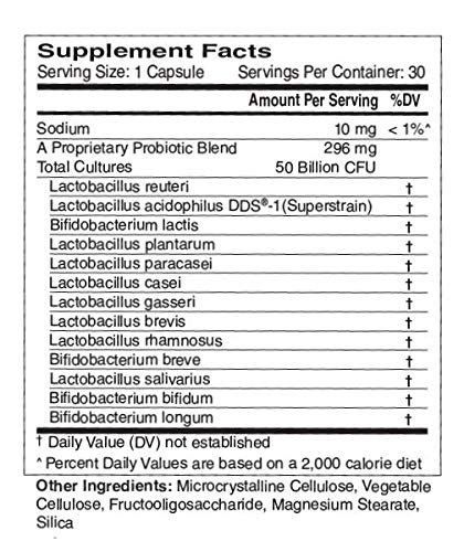 CardioTabs Advanced Probiotic 50 Billion CFU, Capsule, 30 Capsules