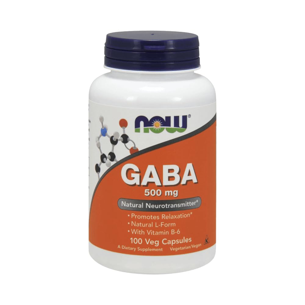 NOW Foods GABA Capsule 100 Count